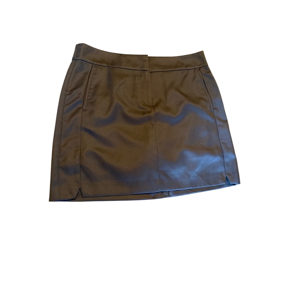 IZOD Golf Skort Black Activewear Mini Skirt Built-in Shorts Performance Size 8